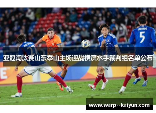 亚冠淘汰赛山东泰山主场迎战横滨水手裁判组名单公布