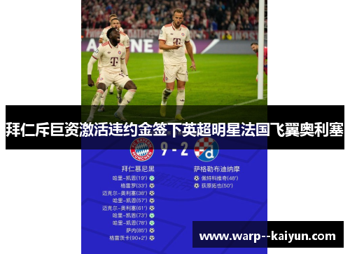 拜仁斥巨资激活违约金签下英超明星法国飞翼奥利塞