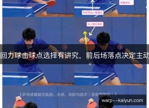回力球击球点选择有讲究，前后场落点决定主动